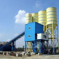 HZS75 concrete mixing plant